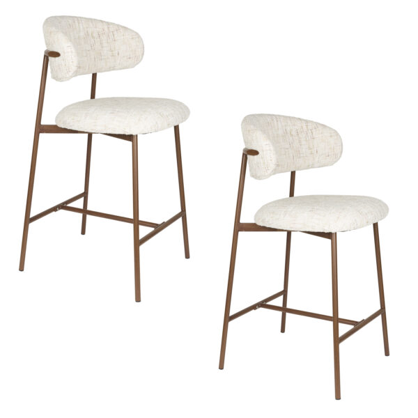 Counter Stool Claes Multicolour/Terra/White - Image 17