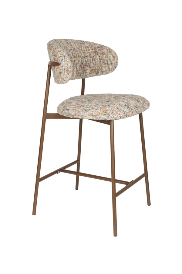 Counter Stool Claes Multicolour/Terra/White