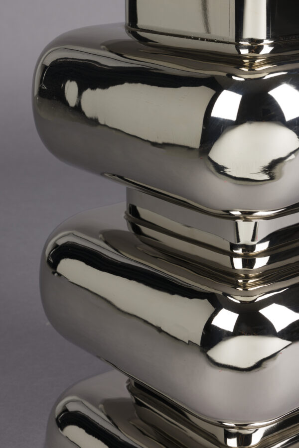 Stool Stubby Chrome Silver/Yellow - Image 6