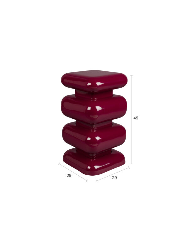 Stool Stubby Bordeaux - Image 3