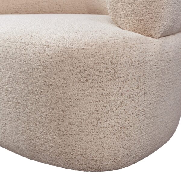 BORIS ARMCHAIR BOUCLÉ WARM SAND - Image 5