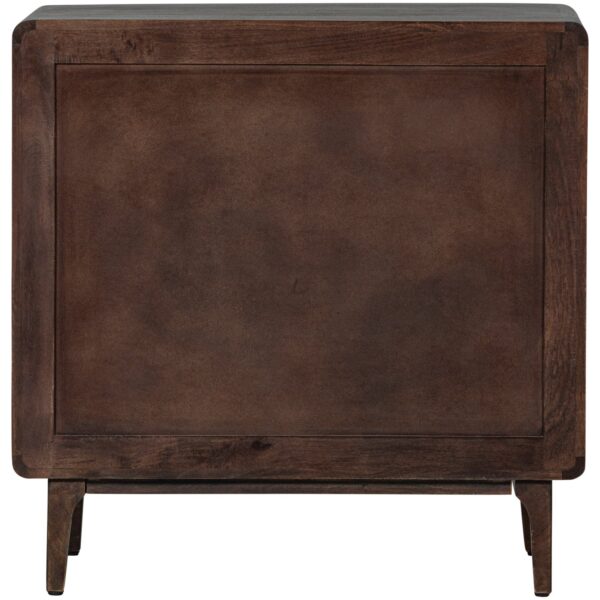 LIYA CABINET WITH DRAWERS MANGO WOOD DARK BROWN - Image 9