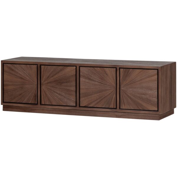 SUN TV UNIT RECYCLED TEAK BROWN