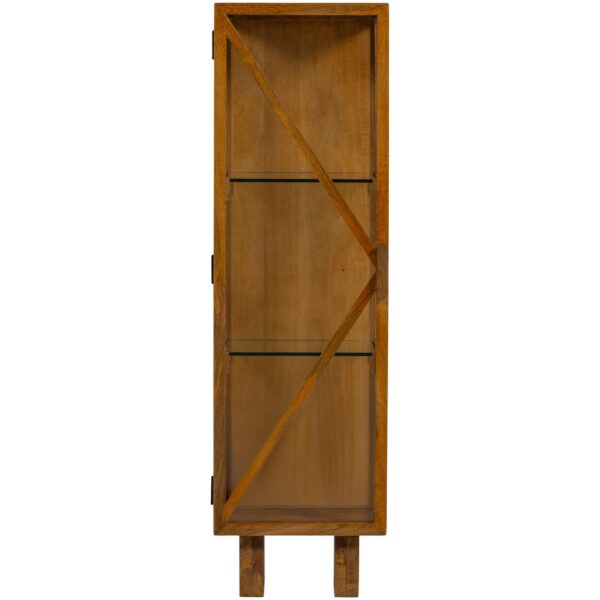 KELLA 1-DOOR CABINET MANGO WOOD NATURAL/BROWN - Image 5