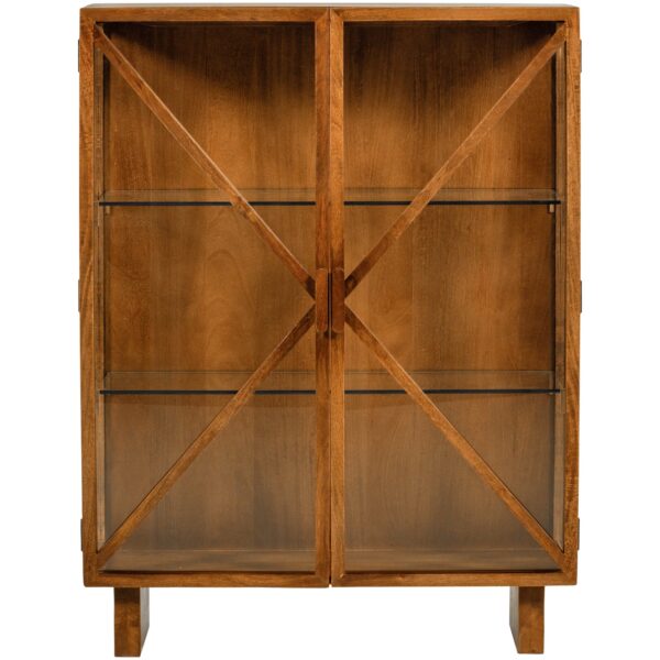 KELLA 2-DOORS CABINET MANGO WOOD NATURAL/BROWN - Image 13