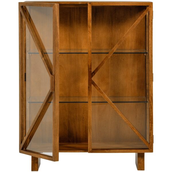 KELLA 2-DOORS CABINET MANGO WOOD NATURAL/BROWN - Image 12
