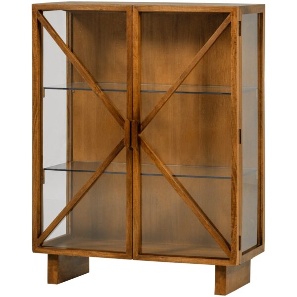 KELLA 2-DOORS CABINET MANGO WOOD NATURAL/BROWN - Image 10