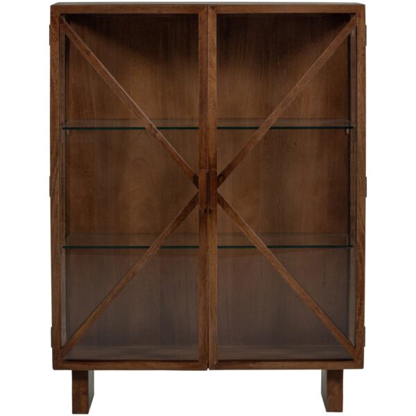 KELLA 2-DOORS CABINET MANGO WOOD NATURAL/BROWN - Image 6