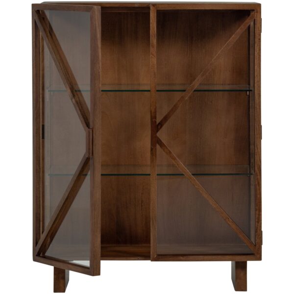 KELLA 2-DOORS CABINET MANGO WOOD NATURAL/BROWN - Image 5