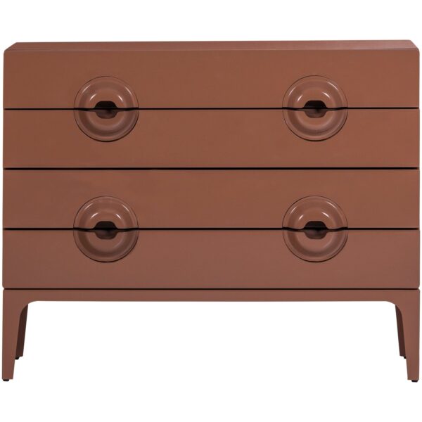 MERGE CABINET/COMMODE WITH DRAWERS OLD PINK - Image 5