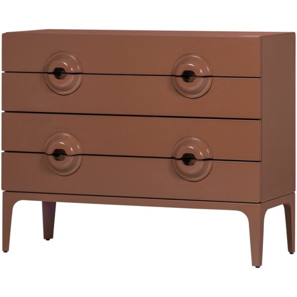 MERGE CABINET/COMMODE WITH DRAWERS OLD PINK