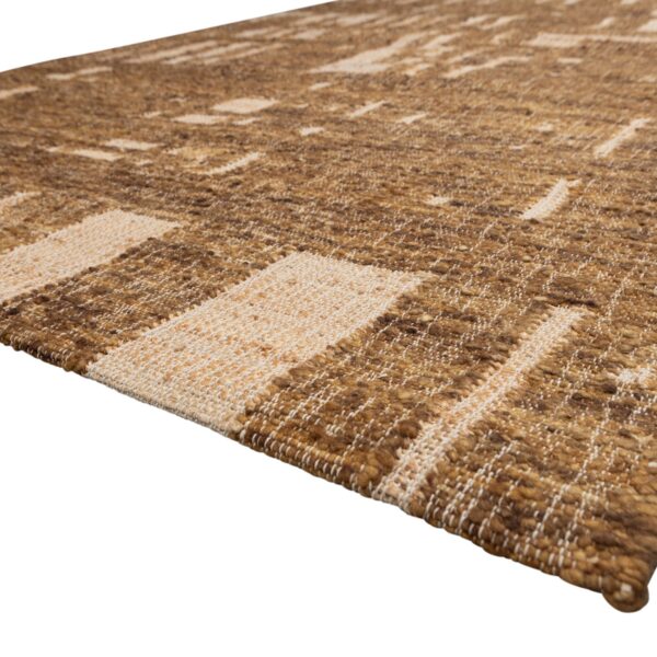 IAN HANDWOVEN RUG WOOL/COTTON BROWN 170x240CM - Image 2