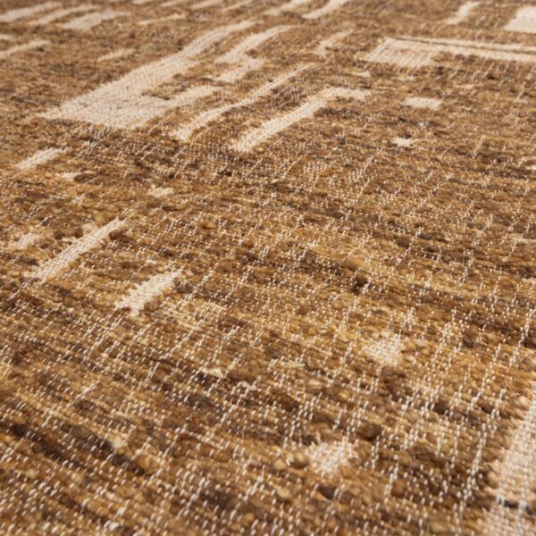 IAN HANDWOVEN RUG WOOL/COTTON BROWN 170x240CM - Image 3