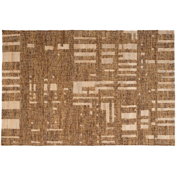 IAN HANDWOVEN RUG WOOL/COTTON BROWN 170x240CM