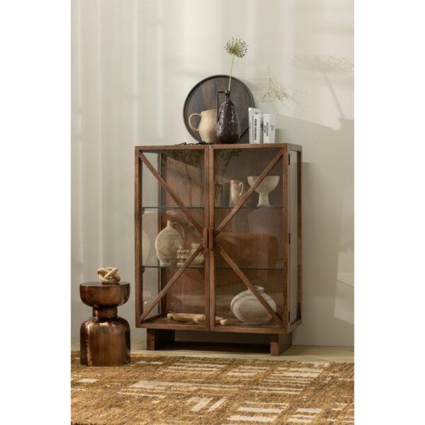 IAN HANDWOVEN RUG WOOL/COTTON BROWN 170x240CM - Image 4