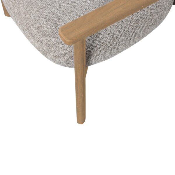 UDAR ARMCHAIR WITH WOODEN FRAME DARK BROWN/NATURAL - Image 17