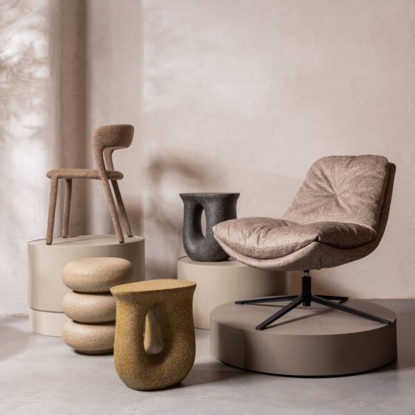 Moson Side Table with dots green/black - Image 9