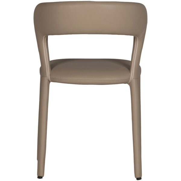 NOBLE DINING CHAIR LEATHERLOOK SAND - Image 7