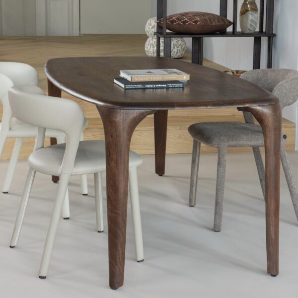 NOBLE DINING CHAIR LEATHERLOOK SAND - Image 4