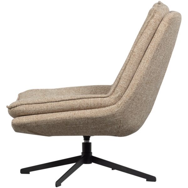 Milaro swivel armchair brown/natural melange - Image 10