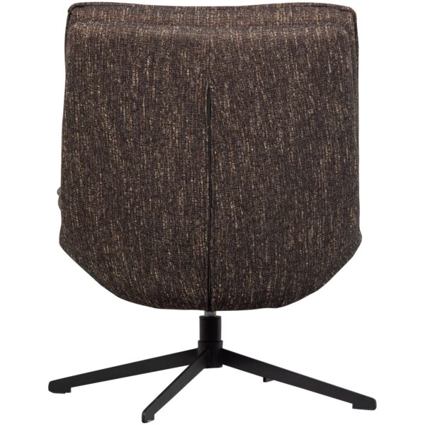 Milaro swivel armchair brown/natural melange - Image 9