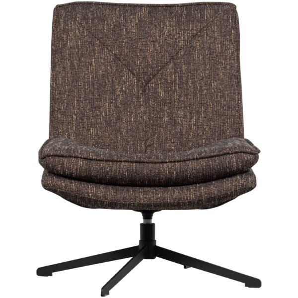 Milaro swivel armchair brown/natural melange - Image 6