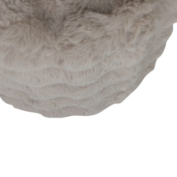 OLVEN POUF HIGH FLUFFY FABRIC NATURAL - Image 5