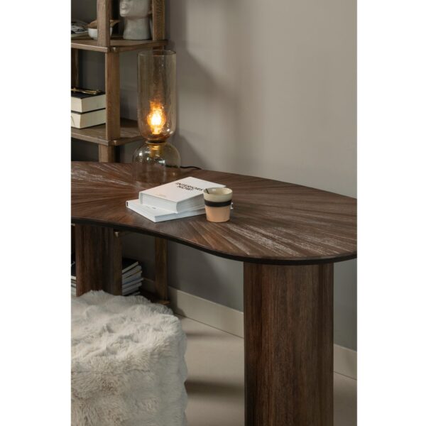 OLVEN POUF HIGH FLUFFY FABRIC NATURAL - Image 2