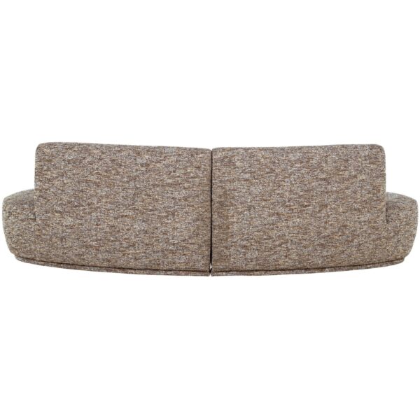 BATAVIER HALF ROUND SOFA 4-SEATER LIGHT BROWN MELANGE - Image 6