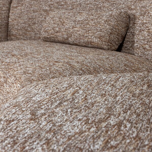 BATAVIER HALF ROUND SOFA 6-SEATER LIGHT BROWN MELANGE - Image 3