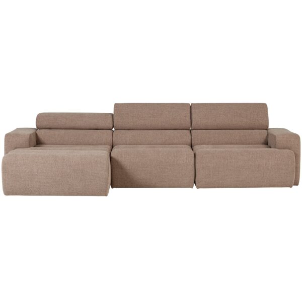 NOVI CHAISE LONGUE SOFA RIGHT BOUCLÉ TAUPE - Image 2