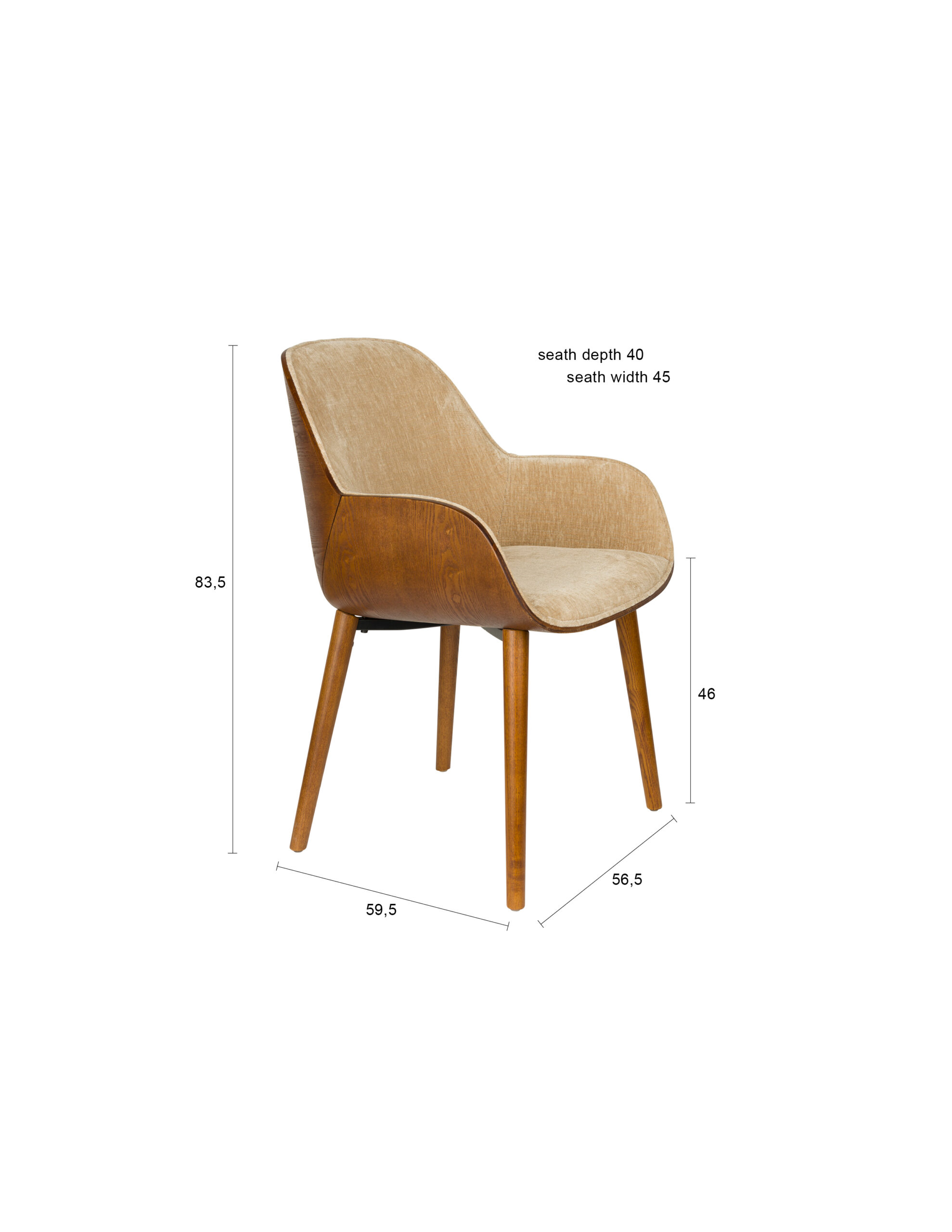 Armchair Taylor Green/Beige - Image 15