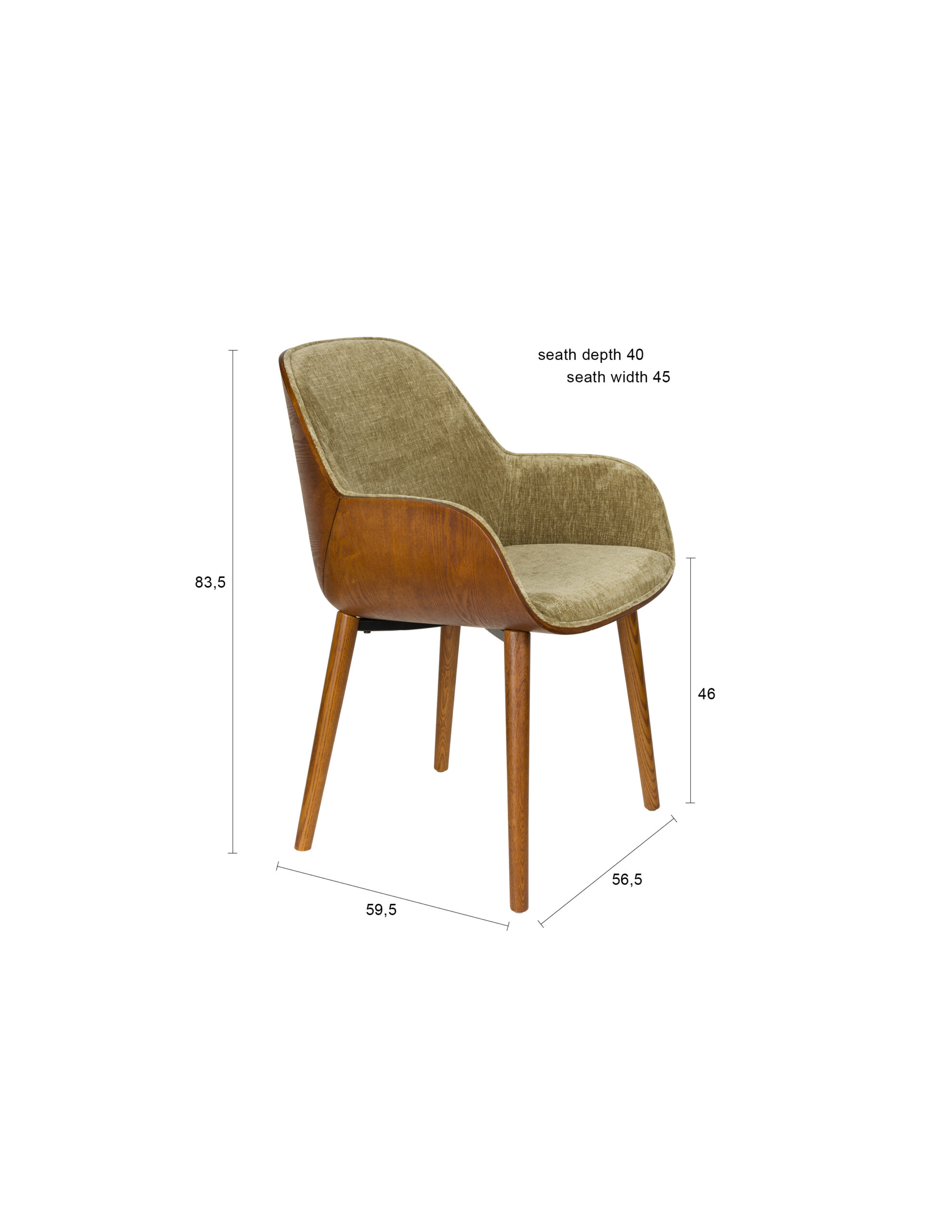 Armchair Taylor Green/Beige - Image 27
