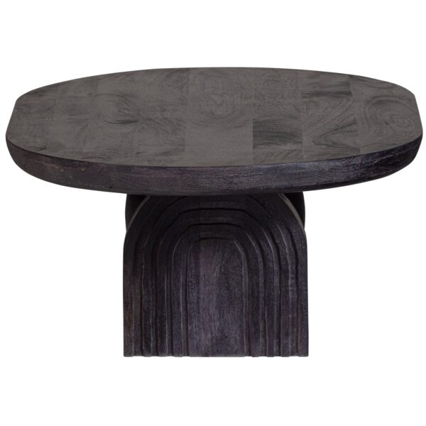 STEPPE COFFEE TABLE MANGO WOOD BLACK - Image 5
