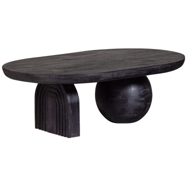 STEPPE COFFEE TABLE MANGO WOOD BLACK - Image 6