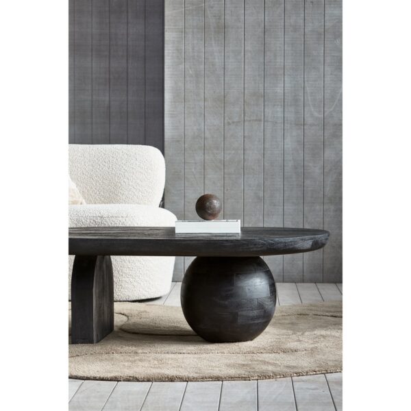 STEPPE COFFEE TABLE MANGO WOOD BLACK - Image 8