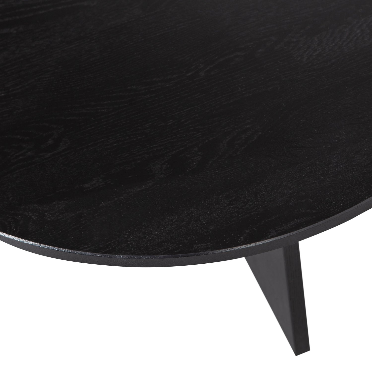FRIES COFFEE TABLE OAK BLACKNIGHT Ø90CM - Slika 2
