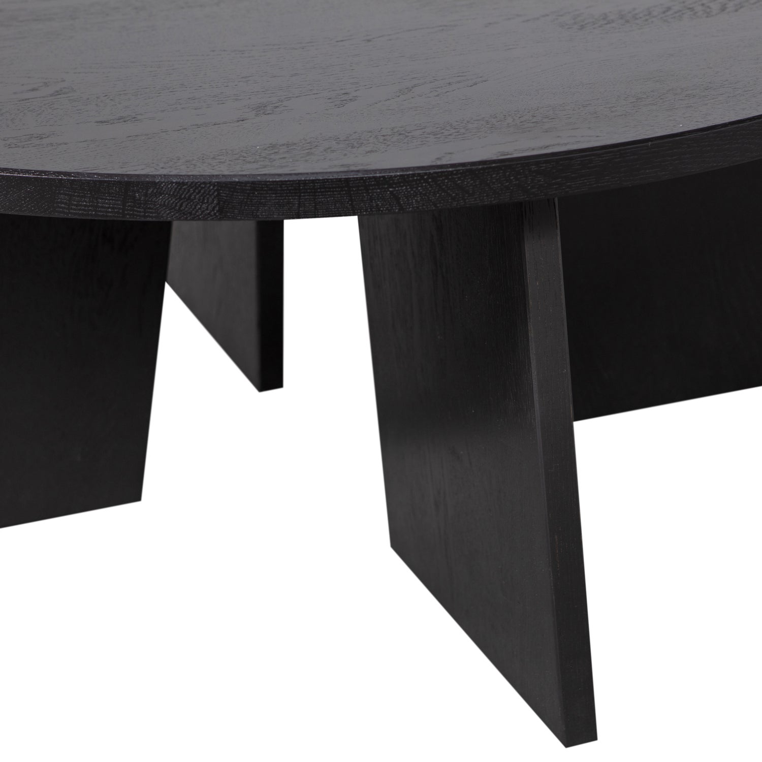 FRIES COFFEE TABLE OAK BLACKNIGHT Ø90CM - Slika 3