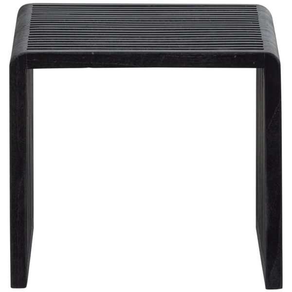 WILLA SIDE TABLES RECYCLED TEAK BLACK - SET OF 2 - Image 3