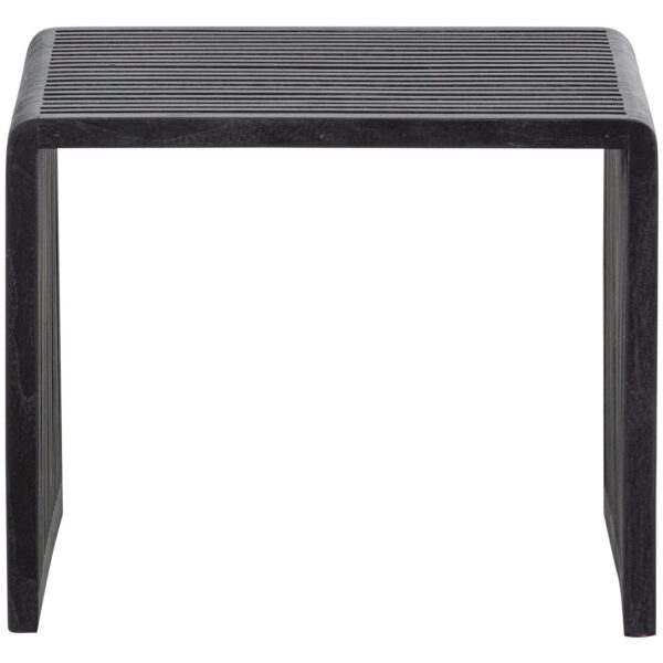 WILLA SIDE TABLES RECYCLED TEAK BLACK - SET OF 2 - Image 4