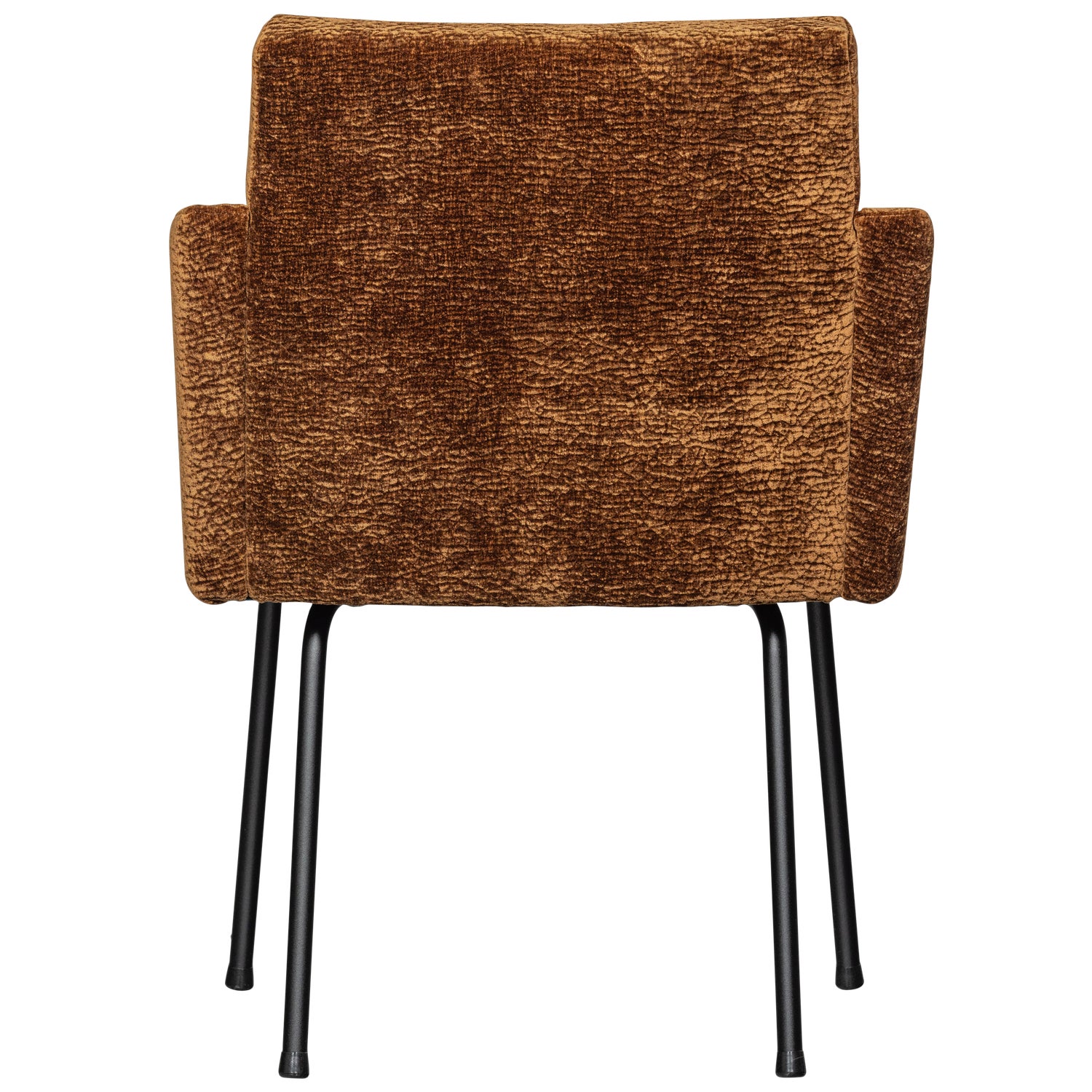 MOUNT DINING CHAIR WITH ARMREST 3D CHENILLE DARK BROWN/MID BROWN/SAND - Image 2