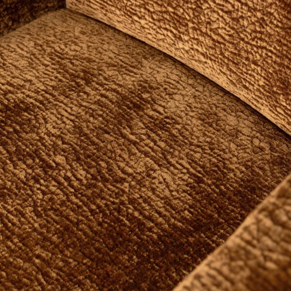 MOUNT DINING CHAIR WITH ARMREST 3D CHENILLE DARK BROWN/MID BROWN/SAND - Image 28