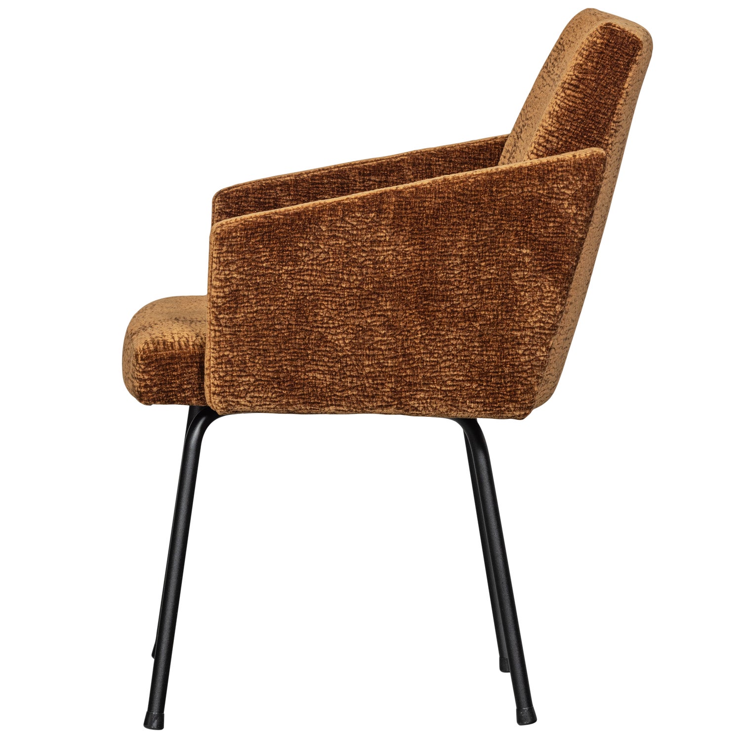 MOUNT DINING CHAIR WITH ARMREST 3D CHENILLE DARK BROWN/MID BROWN/SAND - Image 24