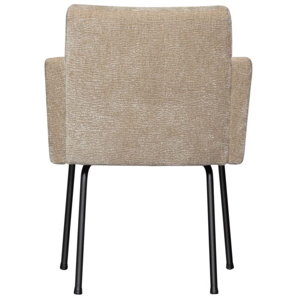 MOUNT DINING CHAIR WITH ARMREST 3D CHENILLE DARK BROWN/MID BROWN/SAND - Image 20