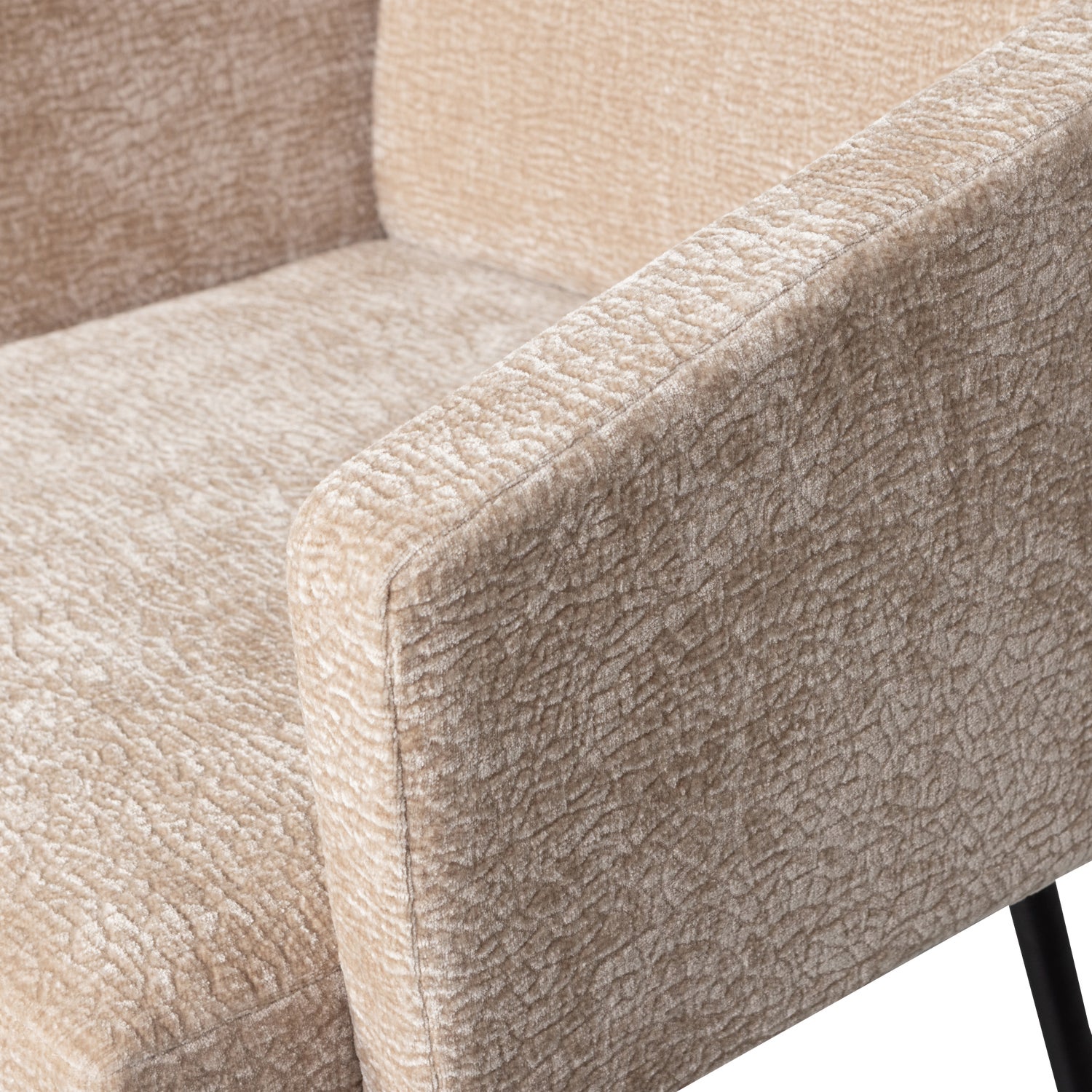 MOUNT DINING CHAIR WITH ARMREST 3D CHENILLE DARK BROWN/MID BROWN/SAND - Image 18
