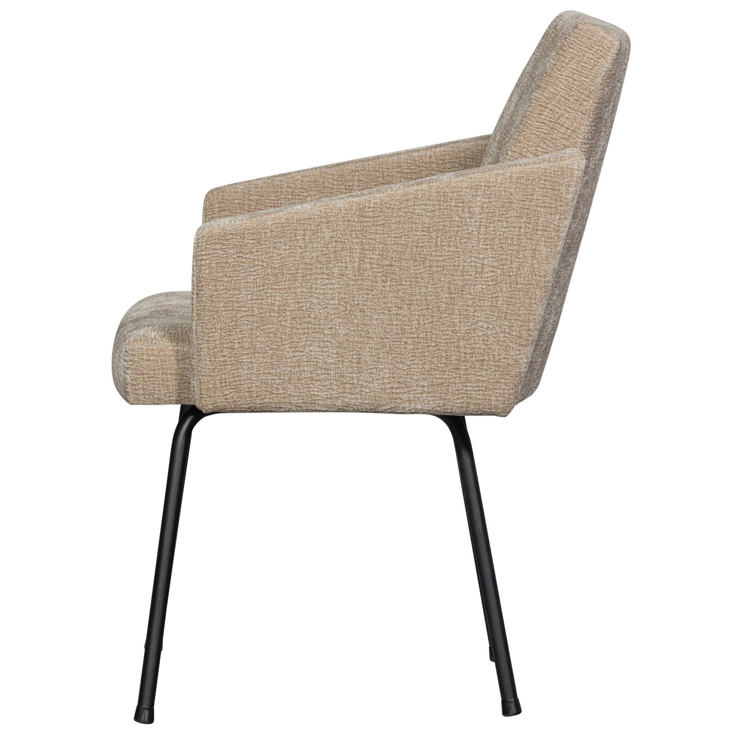 MOUNT DINING CHAIR WITH ARMREST 3D CHENILLE DARK BROWN/MID BROWN/SAND - Image 15