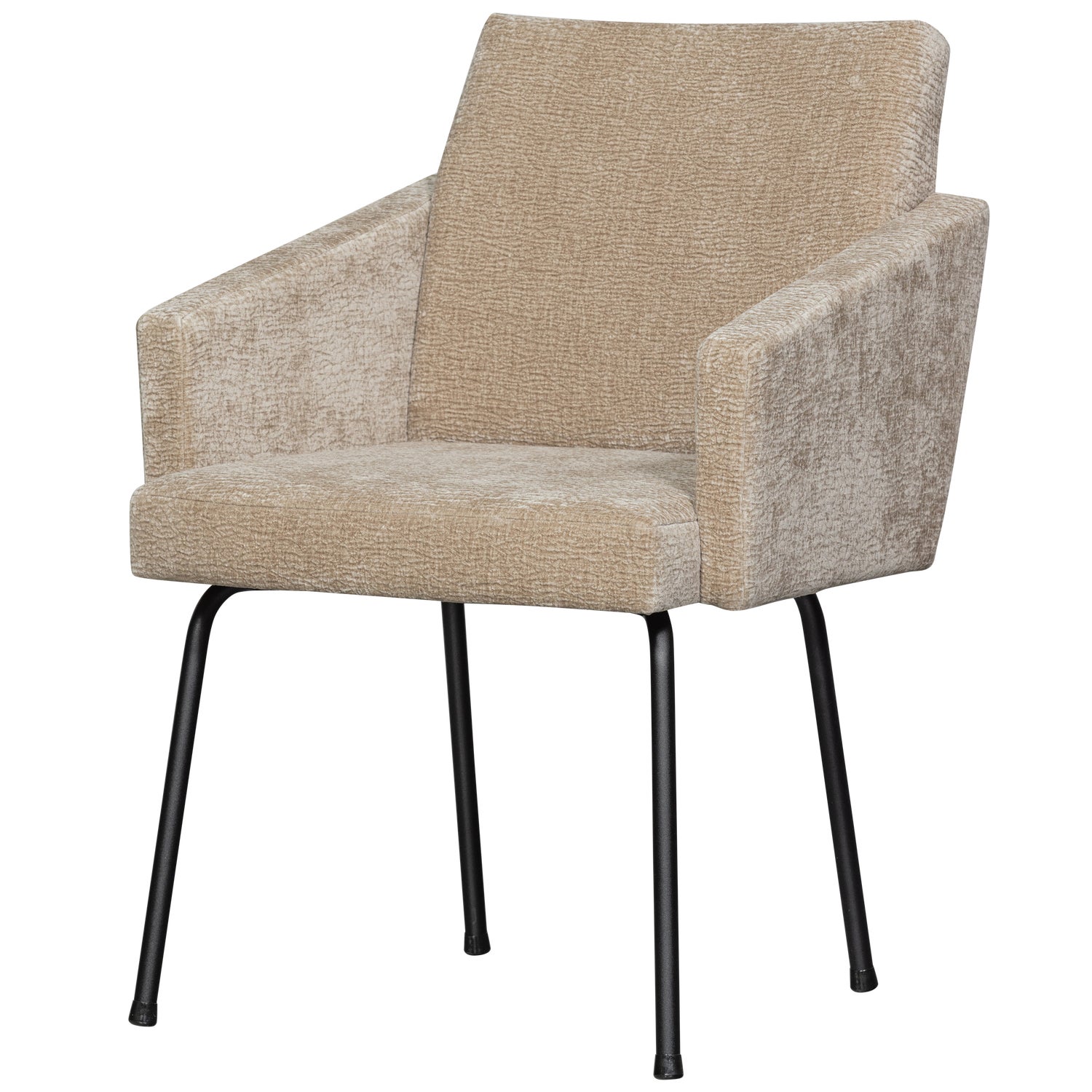 MOUNT DINING CHAIR WITH ARMREST 3D CHENILLE DARK BROWN/MID BROWN/SAND - Image 14