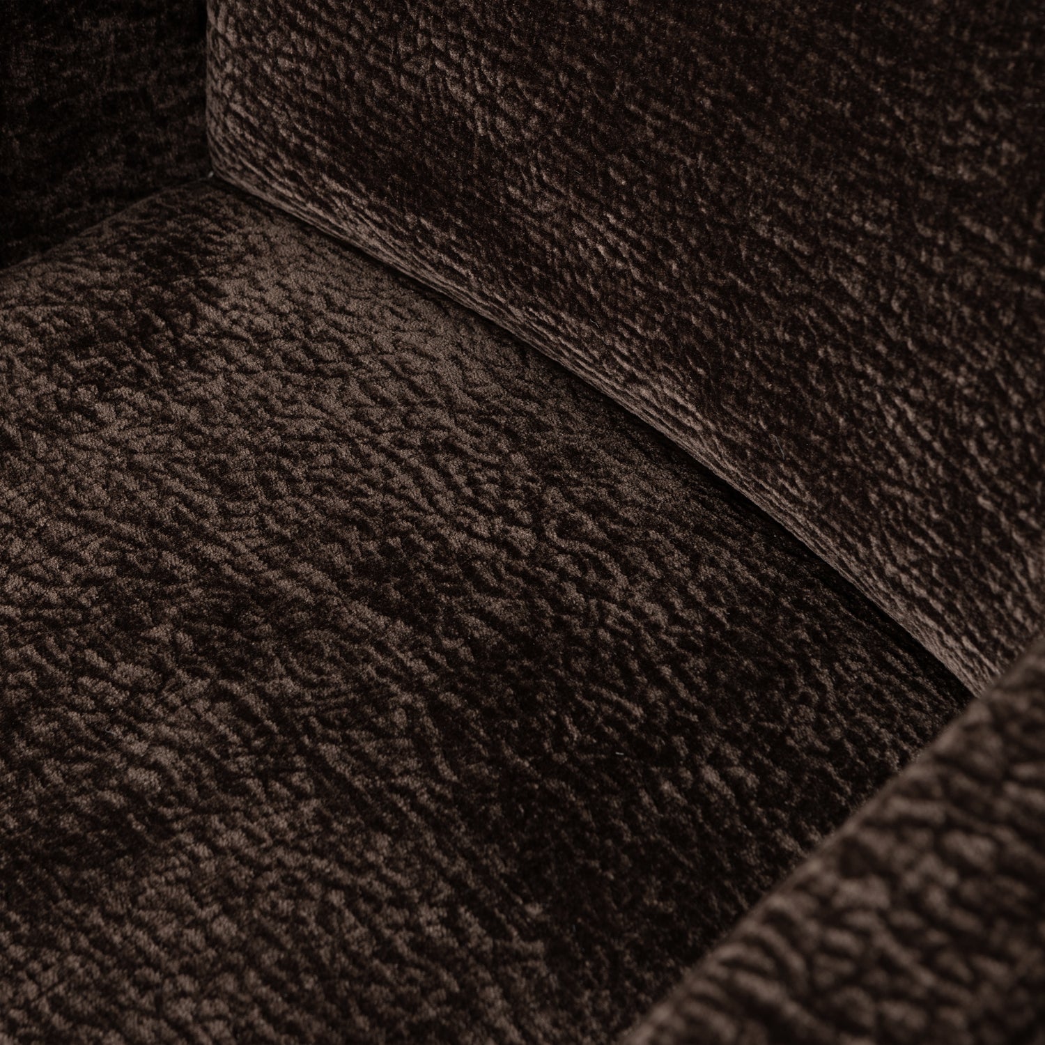 MOUNT DINING CHAIR WITH ARMREST 3D CHENILLE DARK BROWN/MID BROWN/SAND - Image 10