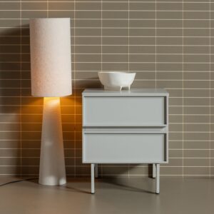 TOURS DRESSER/NIGHTSTAND WITH 2 DRAWERS MELAMINE/MDF NATURAL-SAND