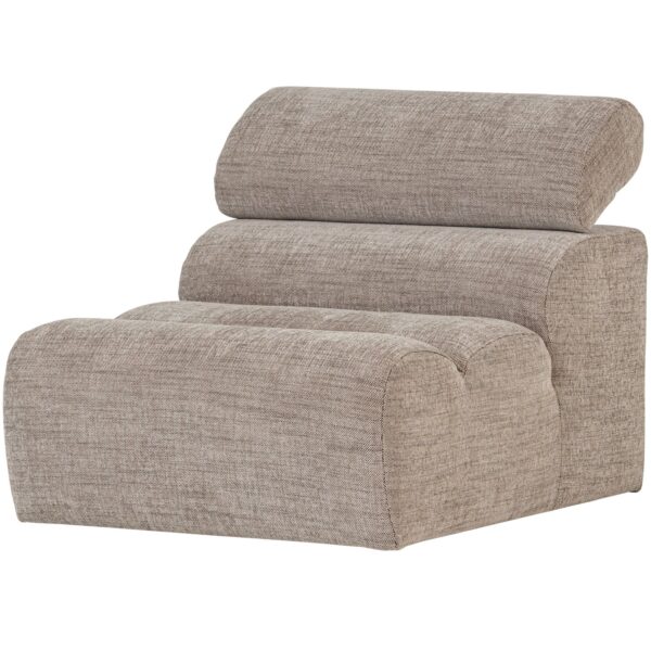 NOVI 1-SEATER ELEMENT NATURAL MELANGE/GREY/ORANGE/BROWN/CARAMEL